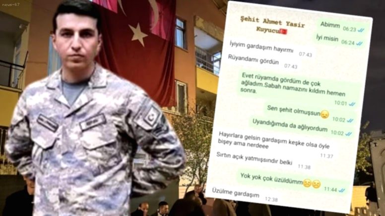 Şehit Astsubay Ahmet Yasir Kuyucu’nun Son WhatsApp Mesajları Yürekleri Dağladı