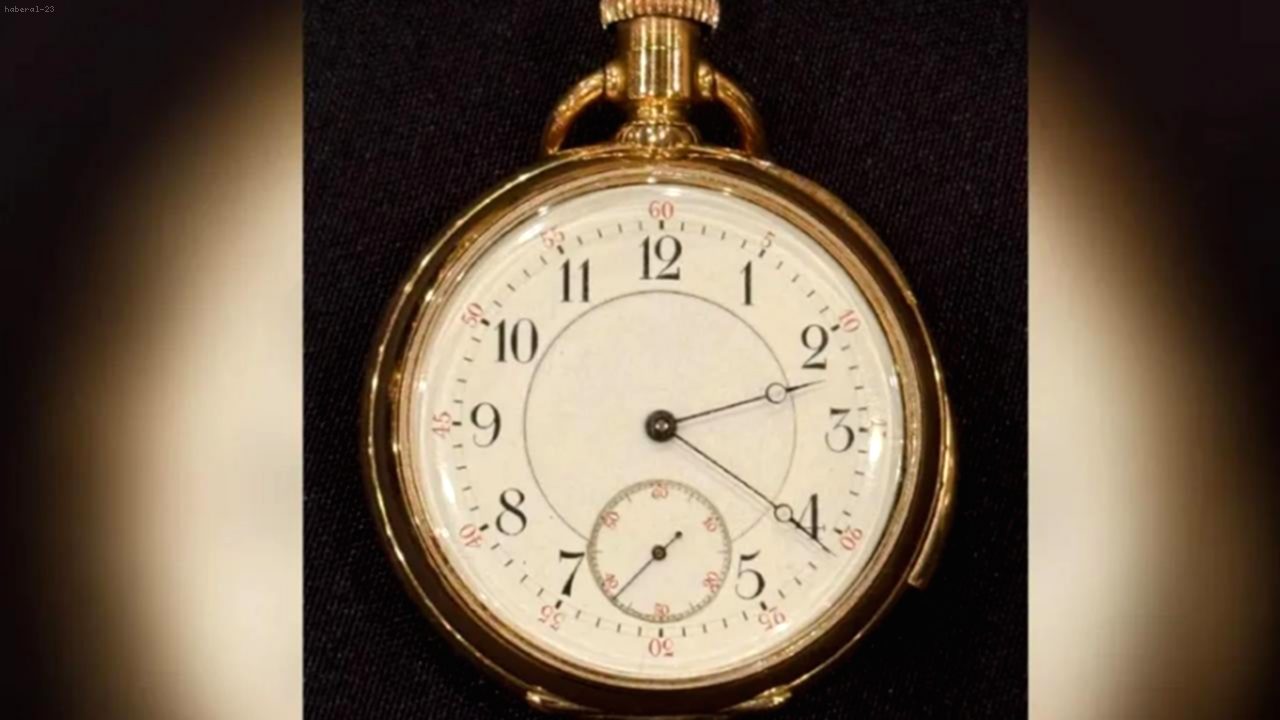 Titanik Faciasında Hayatını Kaybeden Yolcunun Altın Saati Müzayedede