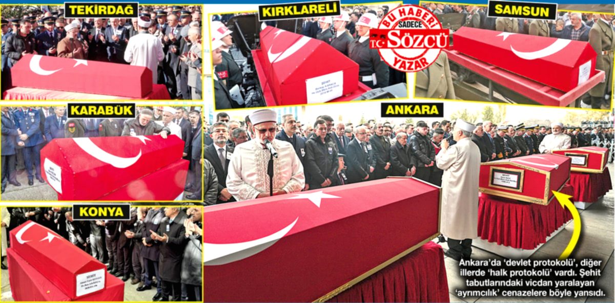 Şehit Cenazelerinde Ayrımcılık İddiası Tepki Çekti