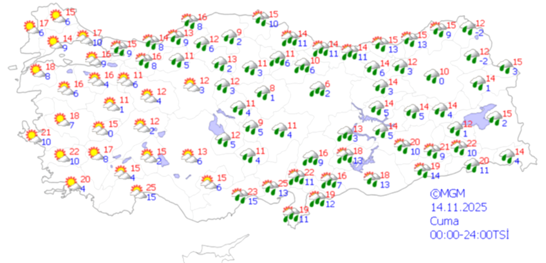 Meteorolojiden 6 İle Sarı Kodlu Uyarı: Giresun, Kayseri ve Diğer İller Alarmda!