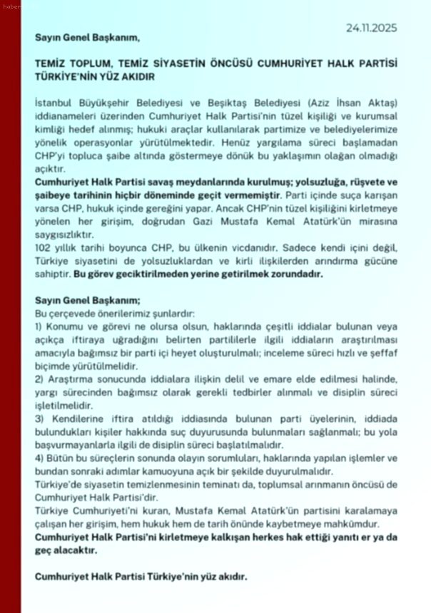 Özgür Özel'e CHP İçinden Kritik Çağrı: 16 Eski Milletvekilinden Mektup!