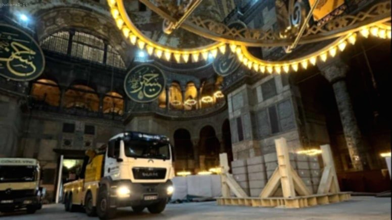 Ayasofya’da Tartışmalı Restorasyon: Vinçler Tarihi Yapıya Zarar Verir mi?