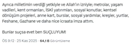 Ekrem İmamoğlu'ndan Kendine Yönelik Suçlamalara Net Yanıt: 'Bunlar Suçsa, Evet Suçluyum!'