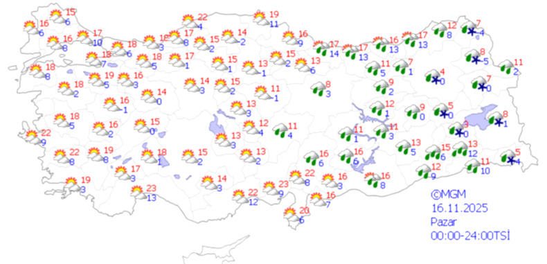 Meteorolojiden 6 İle Sarı Kodlu Uyarı: Giresun, Kayseri ve Diğer İller Alarmda!