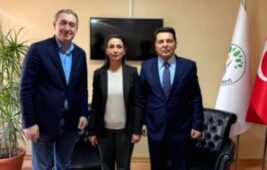 Ahmet Özer, DEM Parti Eş Başkanları Bakırhan ve Hatimoğulları ile Bir Araya Geldi
