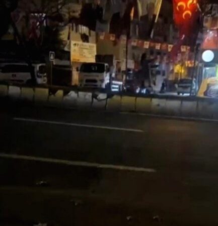 MHP Bayraklarına İmralı Tepkisi: Kadın Bıçakla Kesti