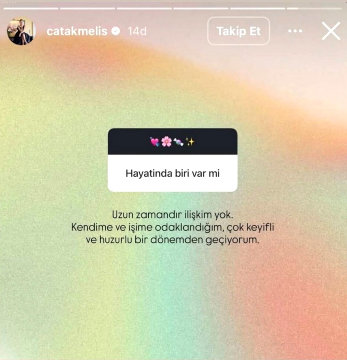 Kerim Sabancı Aşk İddialarına Yanıt: Melis Çatak'tan Açıklama