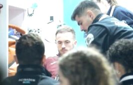 Edin Visca Sakatlanarak Hastaneye Kaldırıldı