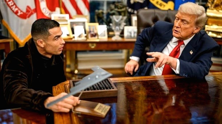 Donald Trump’tan Cristiano Ronaldo’ya Eşsiz Hediye: Beyaz Saray’ın Altın Anahtarı