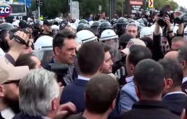 CHP’nin TRT Yürüyüşüne Polis Engeli