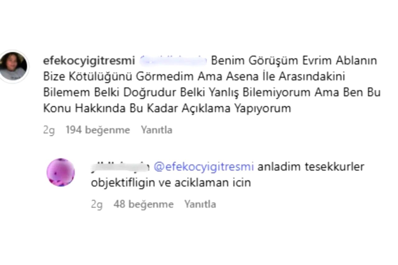 Çitos Efe'den Evrim Akın ve Asena Keskinci Tartışmasına Yorum: Gerçek Ne?