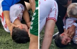 Amatör Maçta Korku Dolu Anlar: Futbolcu Sahada Bilincini Kaybetti