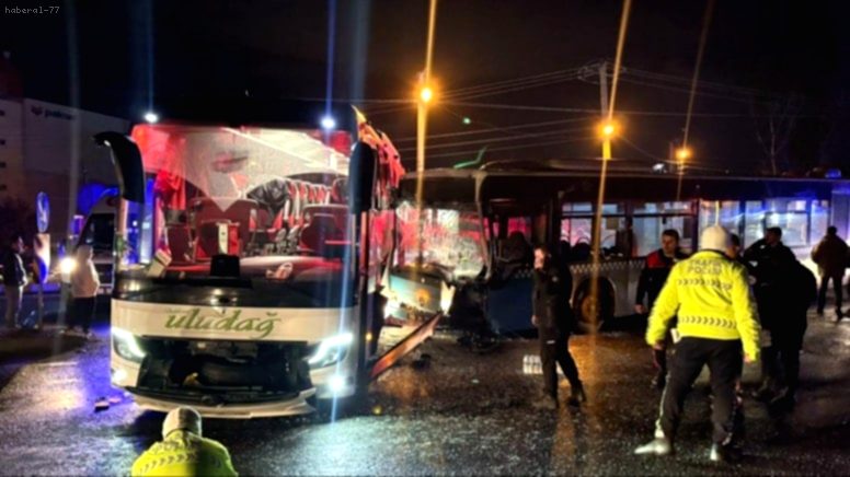 Tekirdağ Çorlu’da Feci Kaza: Otobüsler Çarpıştı, 1’i Bebek 9 Yaralı