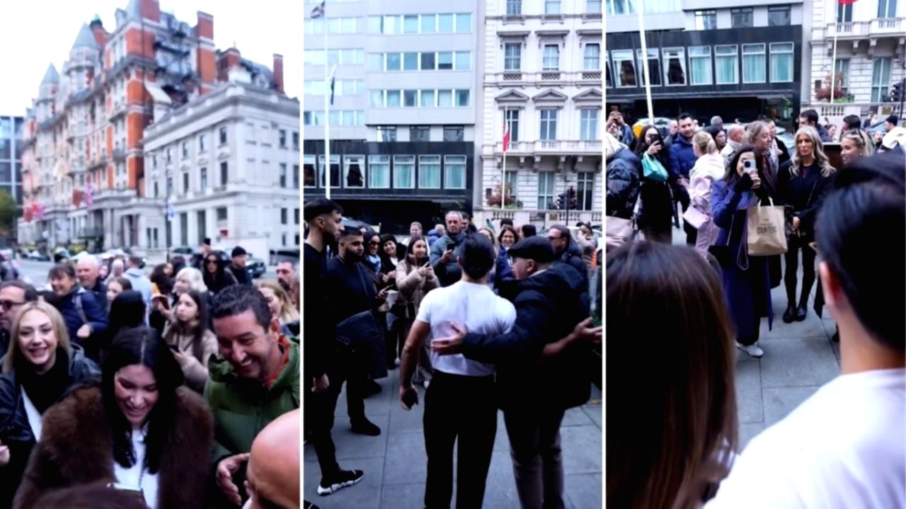 Londra'da Nusret Rüzgarı: 'Salt Bae' Kuyrukları Durmak Bilmiyor!