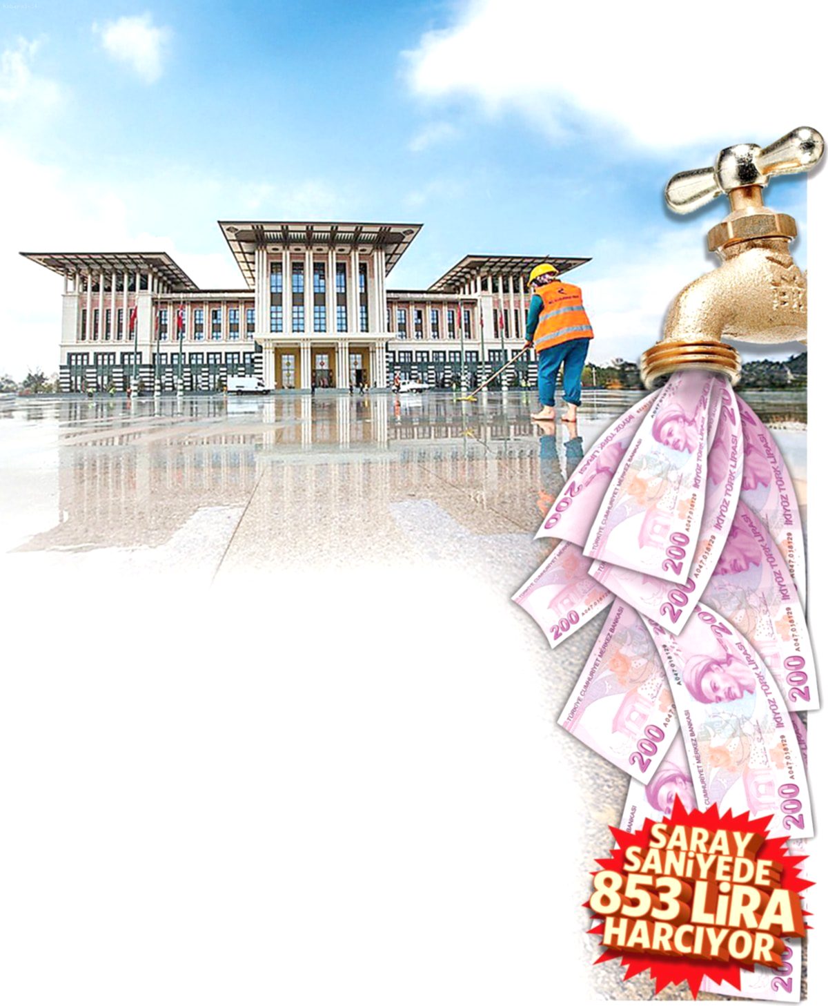 Saray'ın Ekim Ayı Harcaması Dudak Uçuklattı: Saniyede 853 TL!