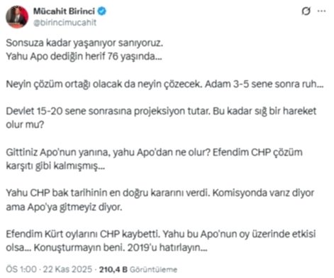 AK Partili İsimden İmralı Çıkışı: "Apo'dan Ne Beklenir ki?"