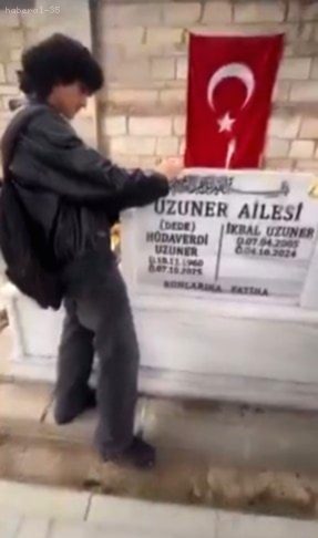 Mezarlıkta Utanç Verici Olay! İkbal'in Anısına Saygısızlık