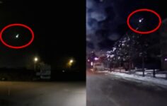 Malatya ve Adana Semalarında Gizemli Işık: Gökyüzündeki Parlak Cisim Kameraya Yansıdı