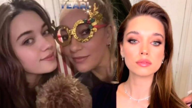 Afra Saraçoğlu Annesi Lütfiye Saraçoğlu ile Poz Verdi: Benzerlikleri Sosyal Medyayı Salladı!